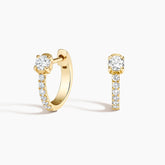 Rayonu Taylor Lab Diamond Huggie Earrings