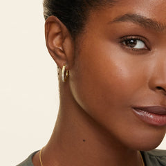 Rayonu Fairmined Spira Diamond Hoop Earrings