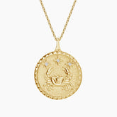Rayonu Cancer Zodiac Diamond Pendant