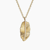 Rayonu Jane Goodall Leaf Lab Diamond Pendant Necklace