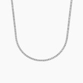 Rayonu Perfect Four-Prong Lab Diamond Tennis Necklace