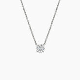Rayonu Perfect Solitaire Round Lab Diamond Pendant