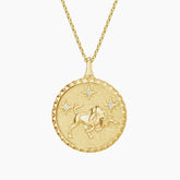 Rayonu Taurus Zodiac Diamond Pendant