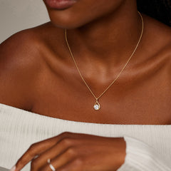 Rayonu Lab Diamond Twist Pendant