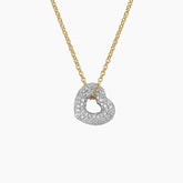 Rayonu Heart Shaped Lab Diamond Tube Pendant