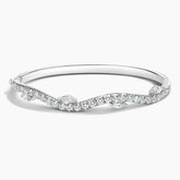 Rayonu Luxe Willow Diamond Bangle Bracelet