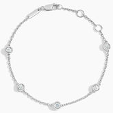 Rayonu Five Lab Diamond Bezel Bracelet