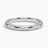 Rayonu Naya Lab Diamond Ring front view – D-F color, VVS clarity, 3EX cut