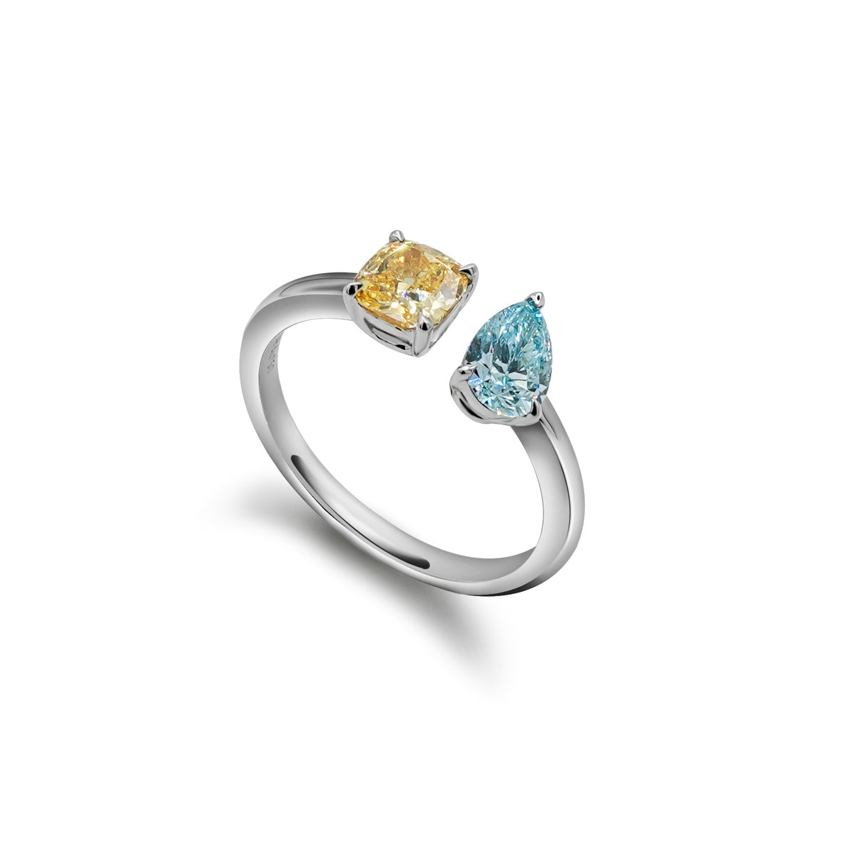 Rowan Lab Grown Diamond Open Ring in 18K Gold