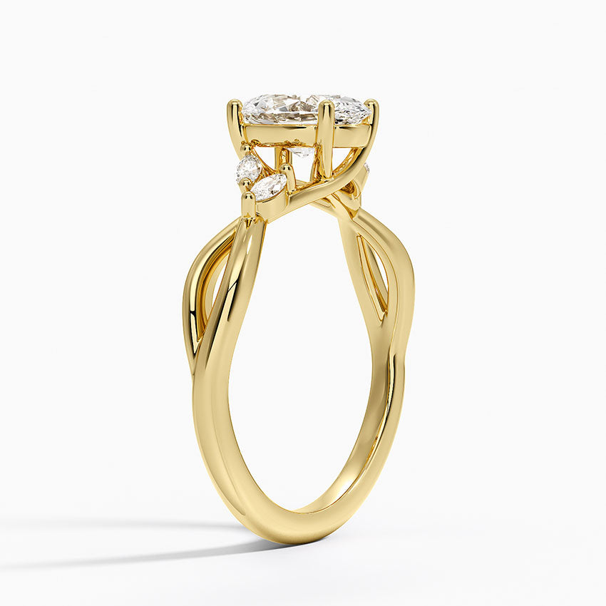 Willow Lab Grown Oval Diamond Engagement Ring