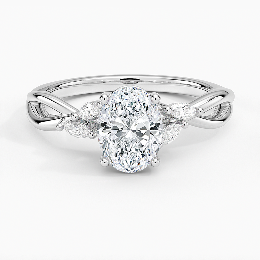 Willow Lab Grown Oval Diamond Engagement Ring