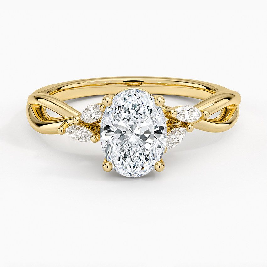 Willow Lab Grown Oval Diamond Engagement Ring