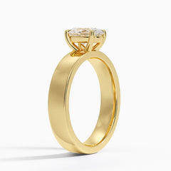 Peyton Solitaire Lab Grown Oval Diamond Engagement Ring