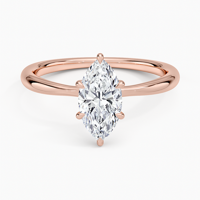Esme Classic Six-Prong Lab Grown Marquise Diamond Engagement Ring