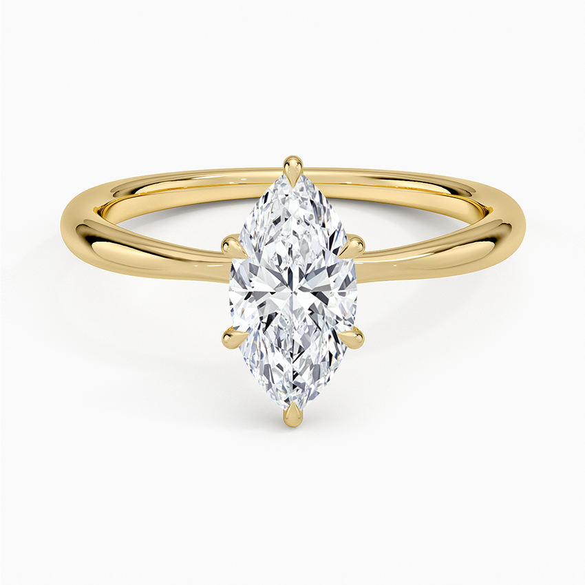 Esme Classic Six-Prong Lab Grown Marquise Diamond Engagement Ring