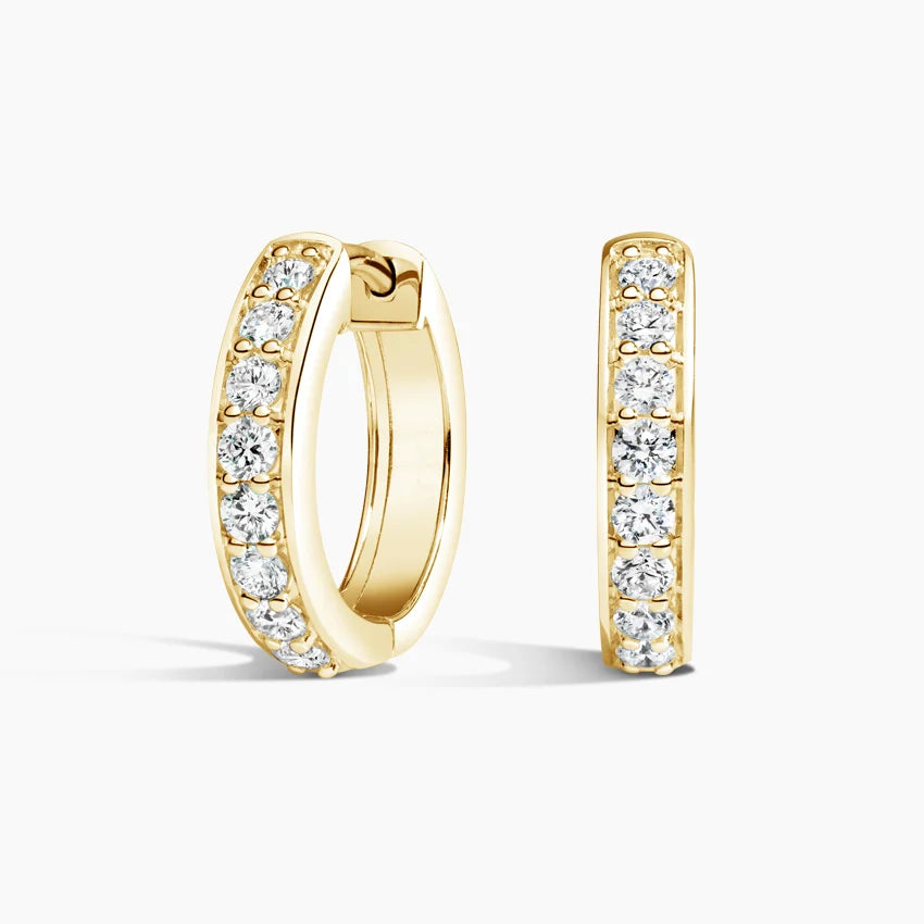 Luxe Diamond Huggie Earrings (1/2ct. tw.) in 18K Gold