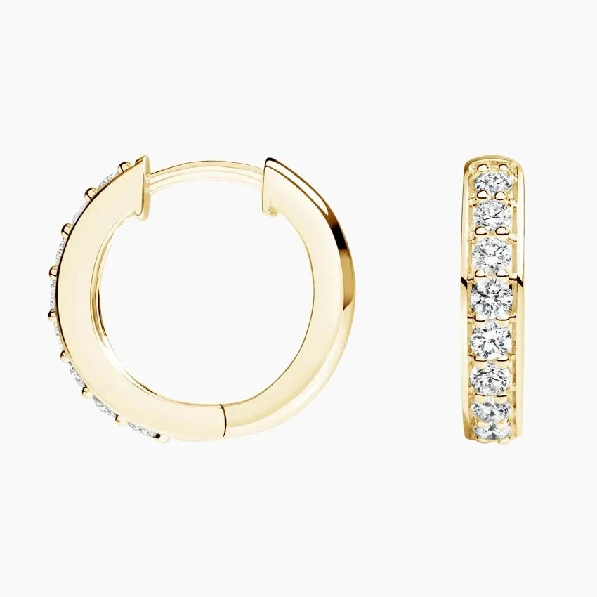 Luxe Diamond Huggie Earrings (1/2ct. tw.) in 18K Gold