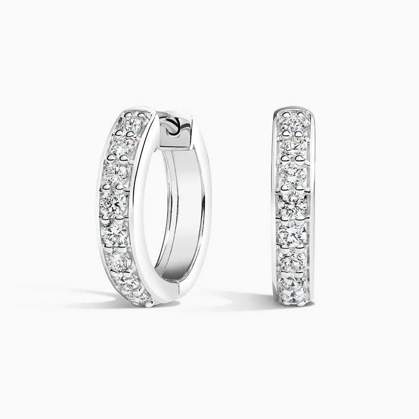 Luxe Diamond Huggie Earrings (1/2ct. tw.) in 18K Gold