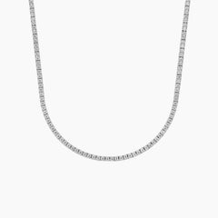 16 in. Perfect Four-Prong Lab Diamond Tennis Necklace (3 ct. tw.) in 18K Gold