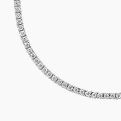 16 in. Perfect Four-Prong Lab Diamond Tennis Necklace (3 ct. tw.) in 18K Gold