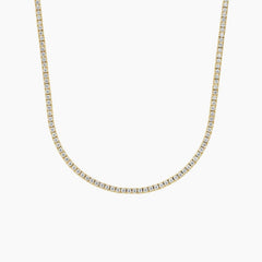 16 in. Perfect Four-Prong Lab Diamond Tennis Necklace (3 ct. tw.) in 18K Gold