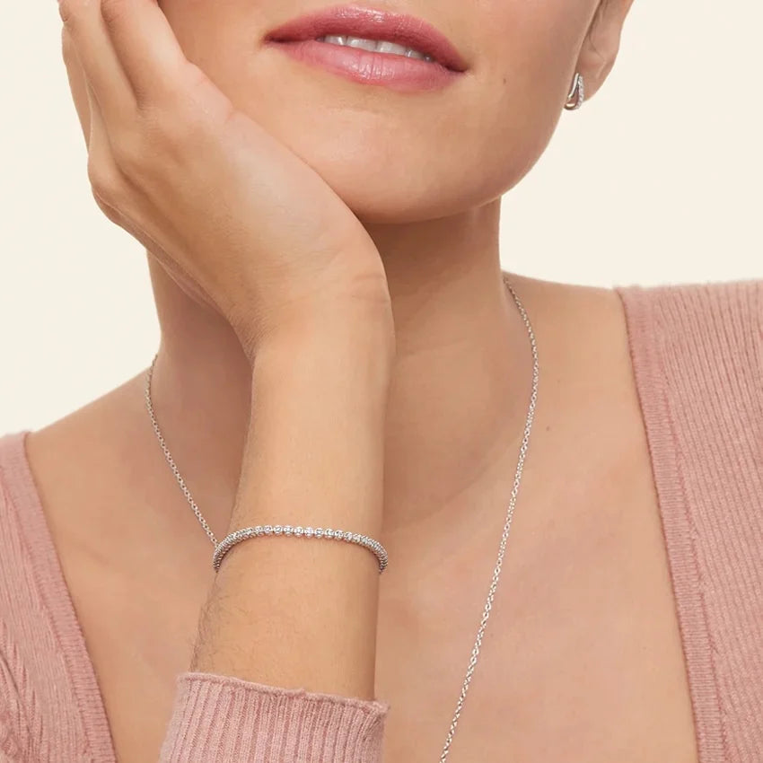 Rauony Certified Lab Diamond Tennis Bracelet