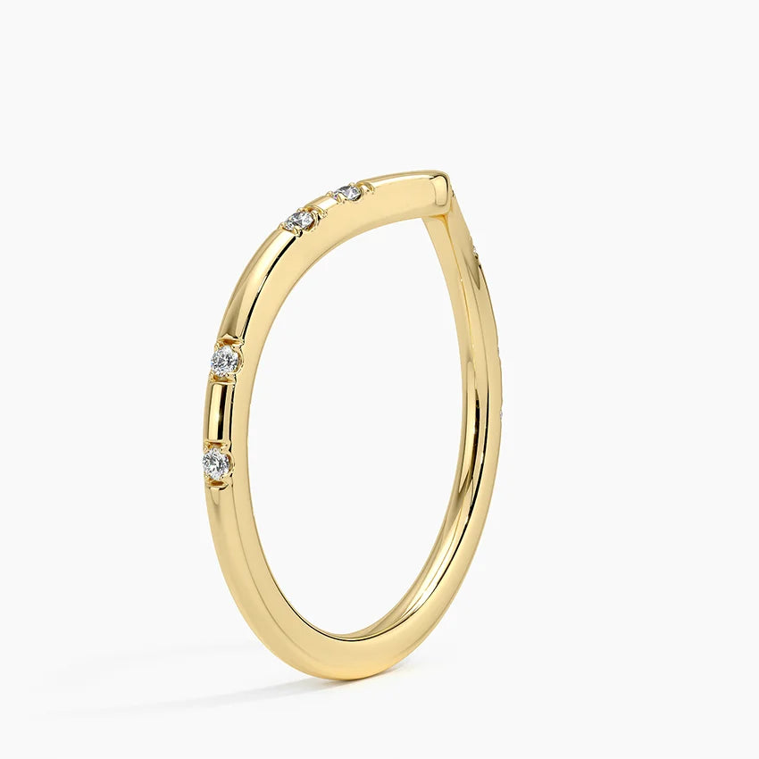 Rayonu Astra Contour Ring showing zero fluorescence under natural light