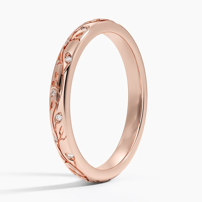 Rayonu Lab Diamond Ring product shot highlighting 3EX ideal cut diamonds