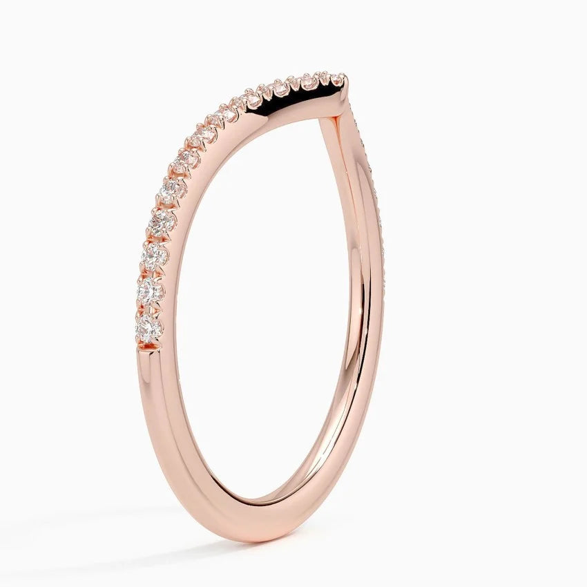 luxury lab-grown diamond wedding ring with 3EX cut brilliance
