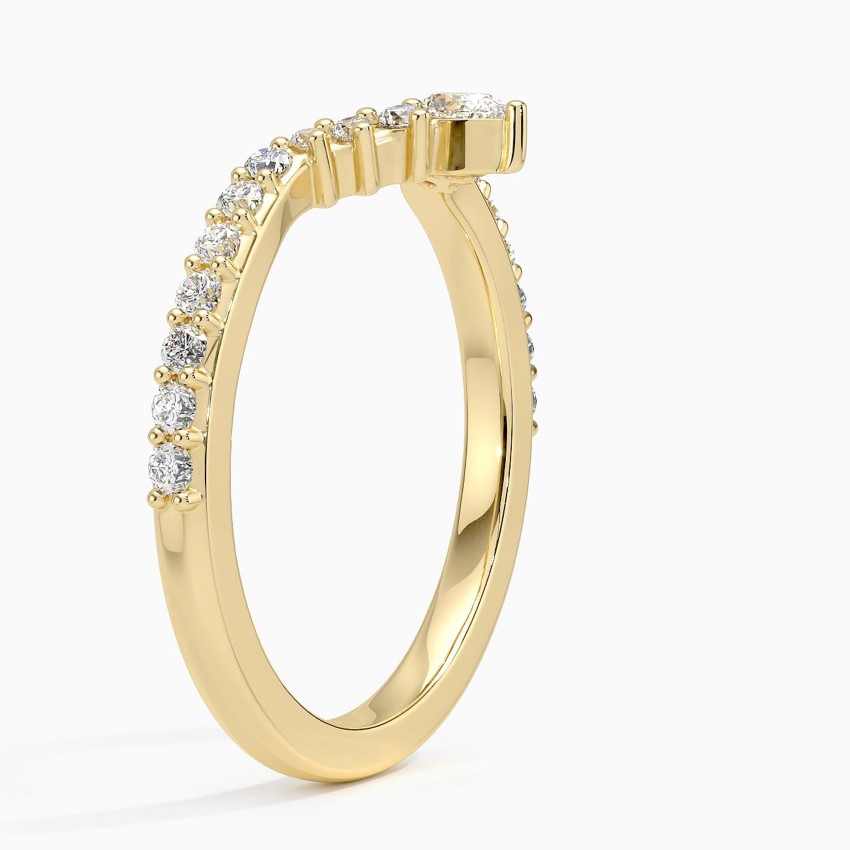 Rayonu Luxe Lunette Ring showing zero fluorescence under natural light