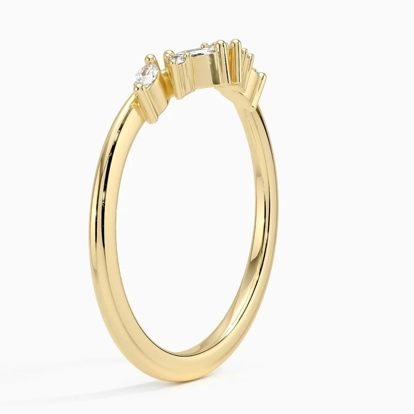 Rayonu Yvette Ring showing zero fluorescence under natural light