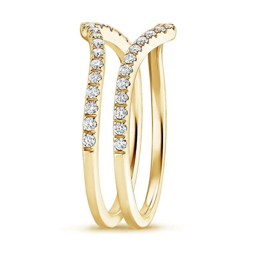Rayonu Flair Nested Ring Stack showing zero fluorescence under natural light